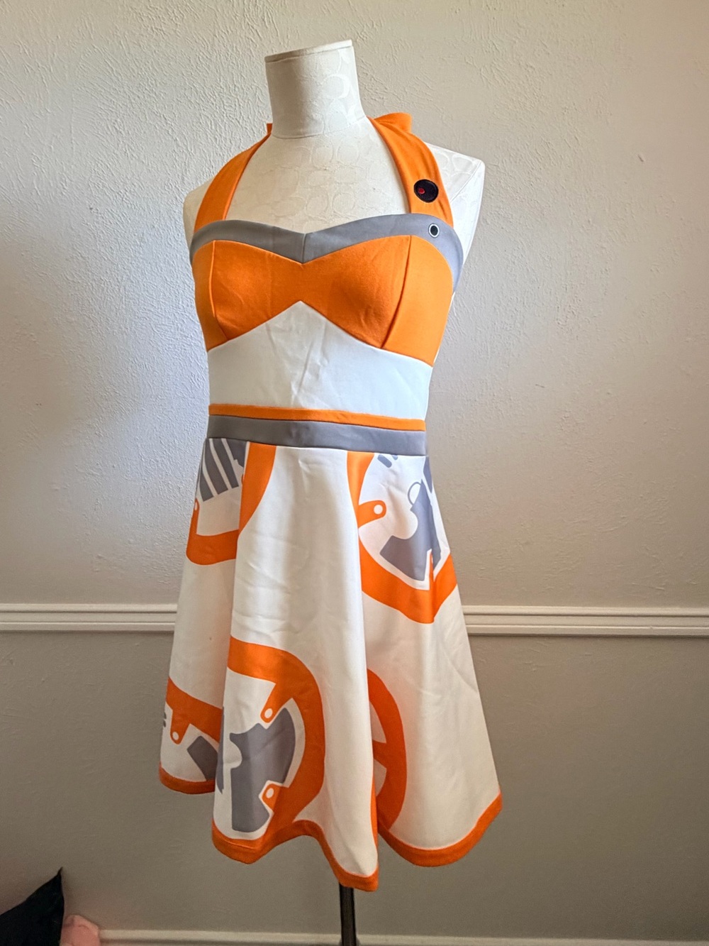 Her Universe, Star Wars BB8 Halter Fit-and-Flare Dress